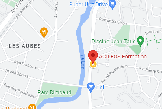 adresse Agileos formation 1500 avenue de la pompignane - montpellier